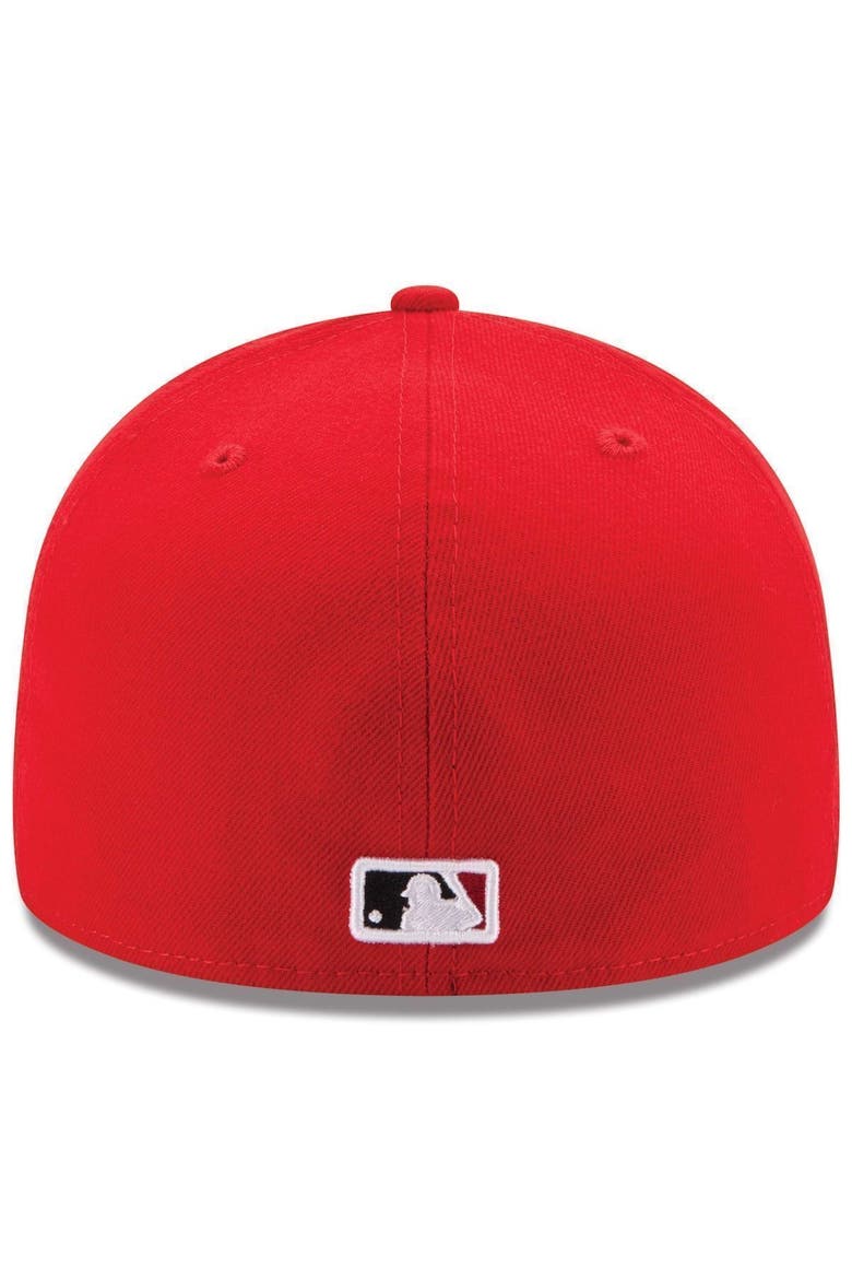 Men's New Era Red Cincinnati Reds Home Authentic Collection On-Field 59FIFTY Fitted Hat, Alternate, color, RED
