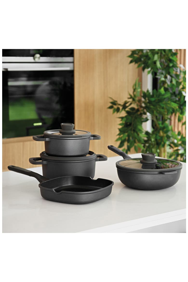 Leo Stone Non-Stick Grill Pan, Alternate, color, BLACK
