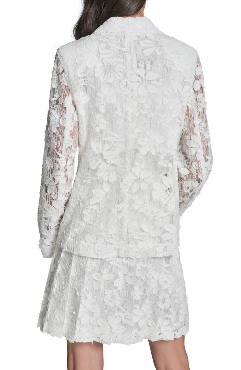KARL LAGERFELD PARIS All Over Lace Blazer, Alternate, color, 