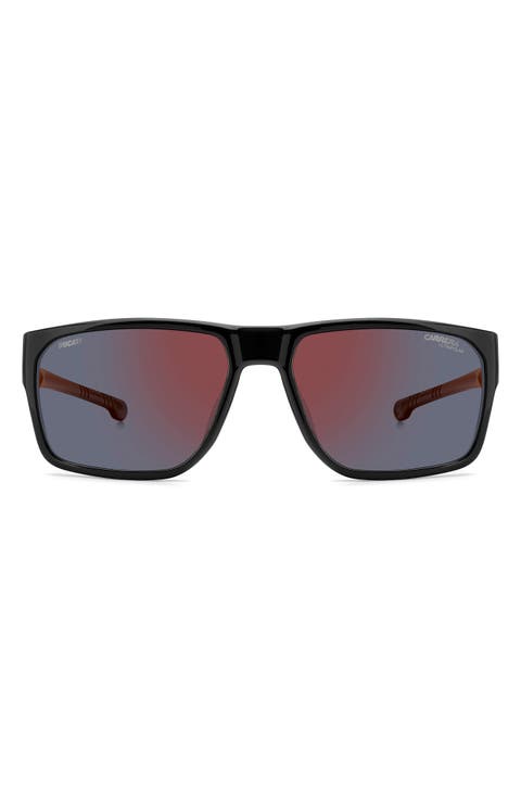 x Ducati 59mm Rectangular Sunglasses