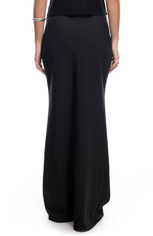 Lioness Endless Pinstripe Low Rise Maxi Skirt