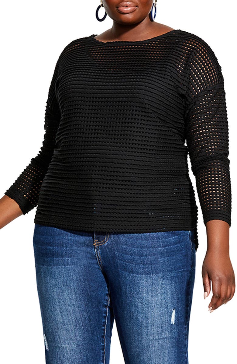 City Chic Soft Touch Sweater, Main, color,