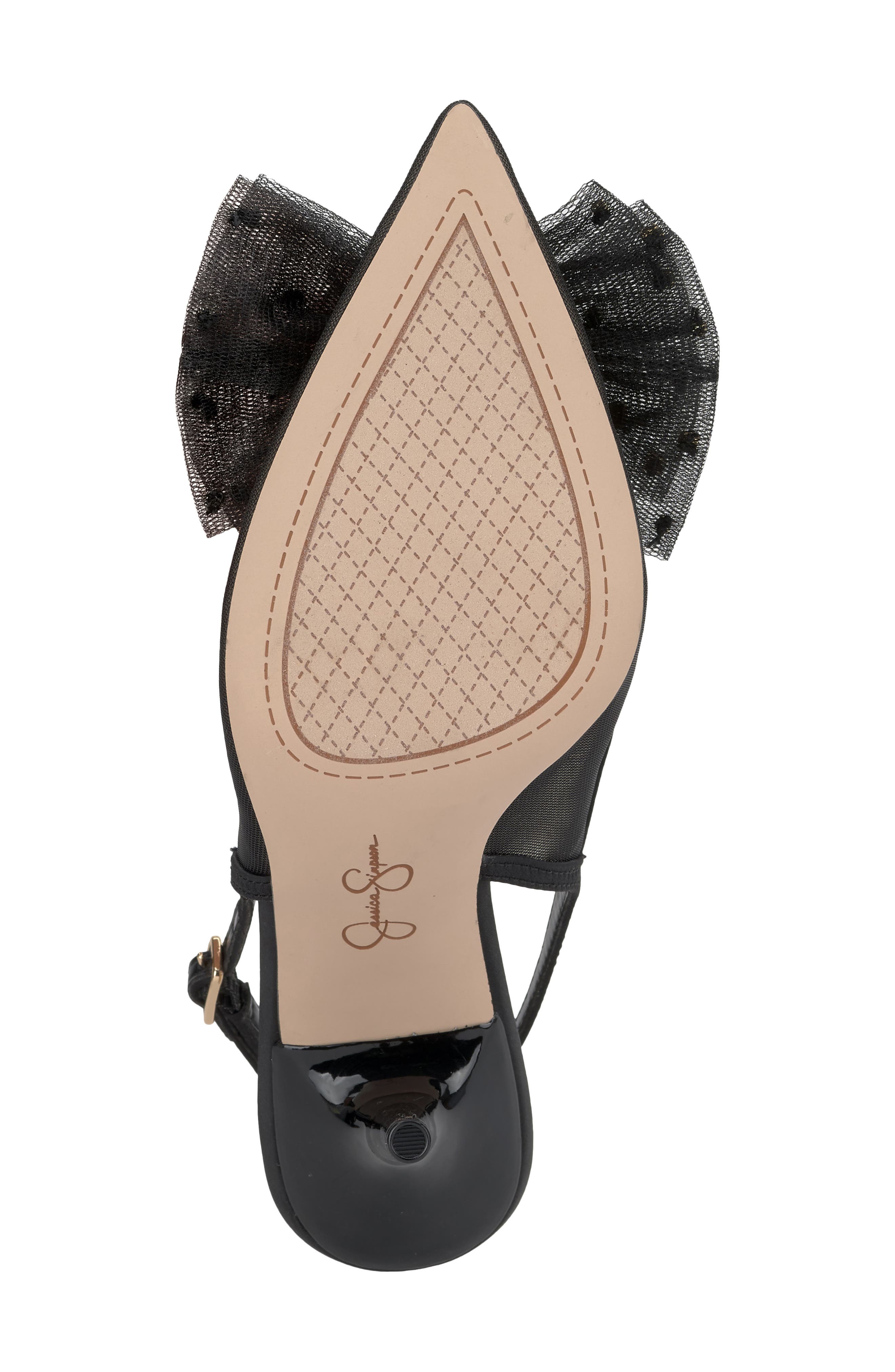 Jessica Simpson Lavilra Slingback Pointed Toe Pump, Alternate, color, Black