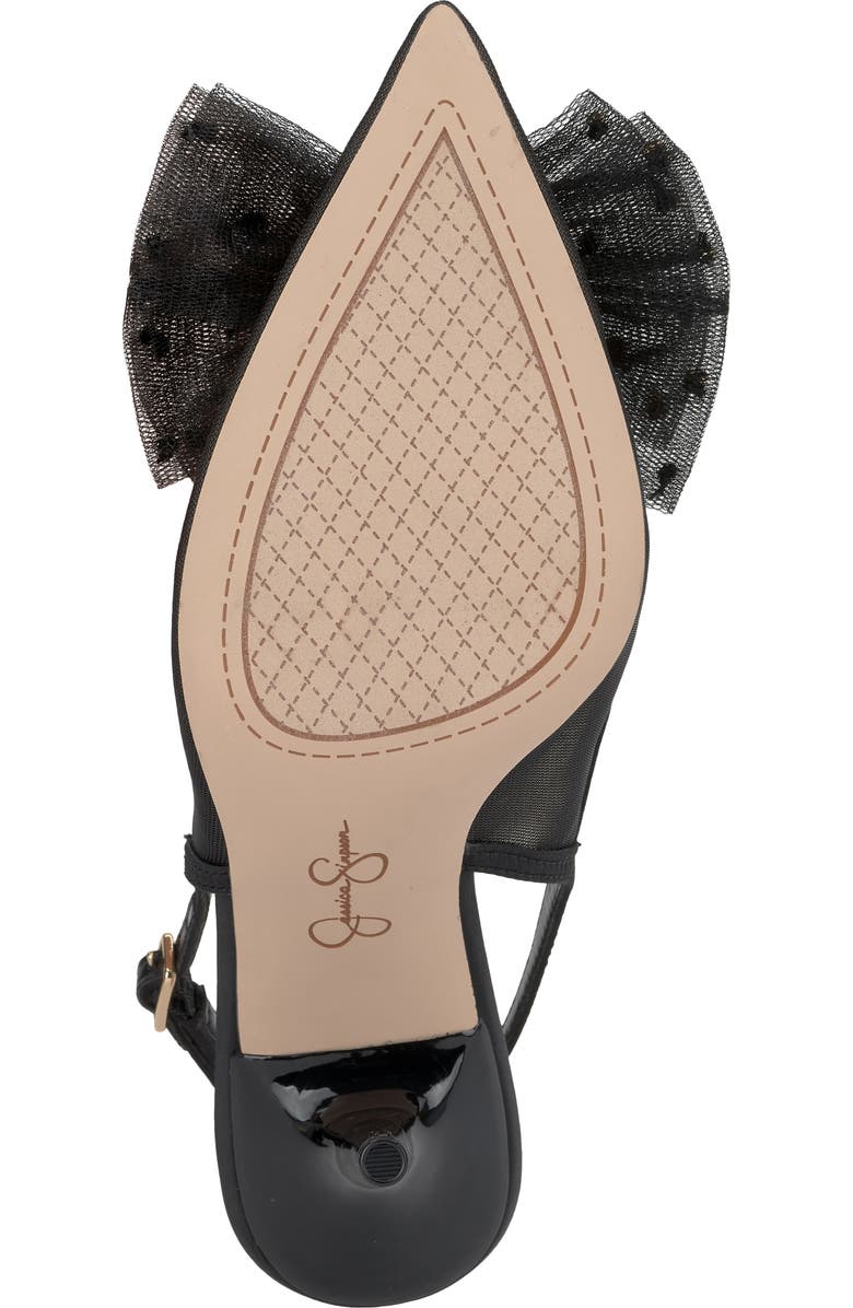 Jessica Simpson Lavilra Slingback Pointed Toe Pump, Alternate, color, Black