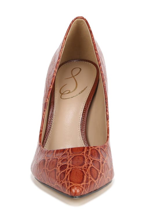 Sam Edelman Hazel Pointed Toe Pump In Brown