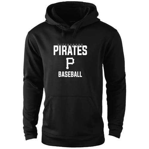 Dunbrooke Black Pittsburgh Pirates Champion Pullover Hoodie