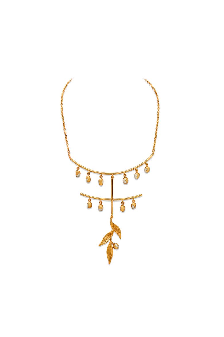 Zuri Necklace, Main, color, Gold Plated