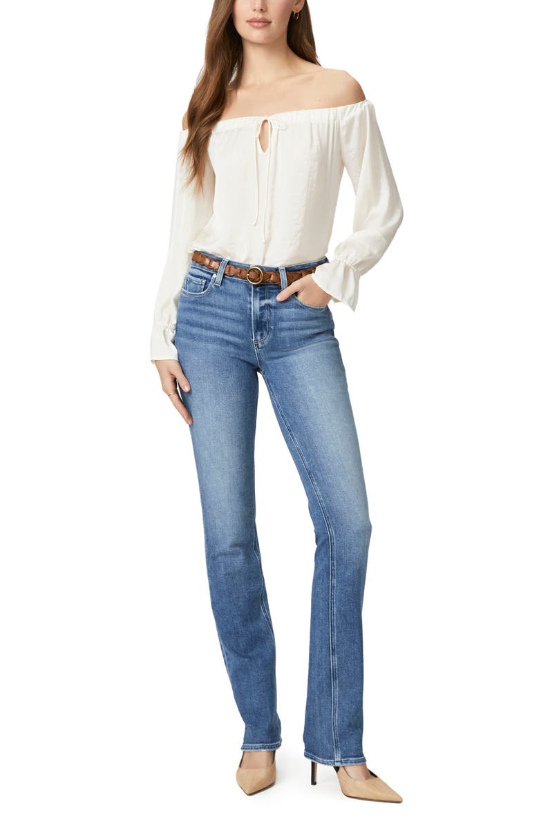 PAIGE Hoxton Straight Leg Jeans, Alternate, color, Vantage Distressed