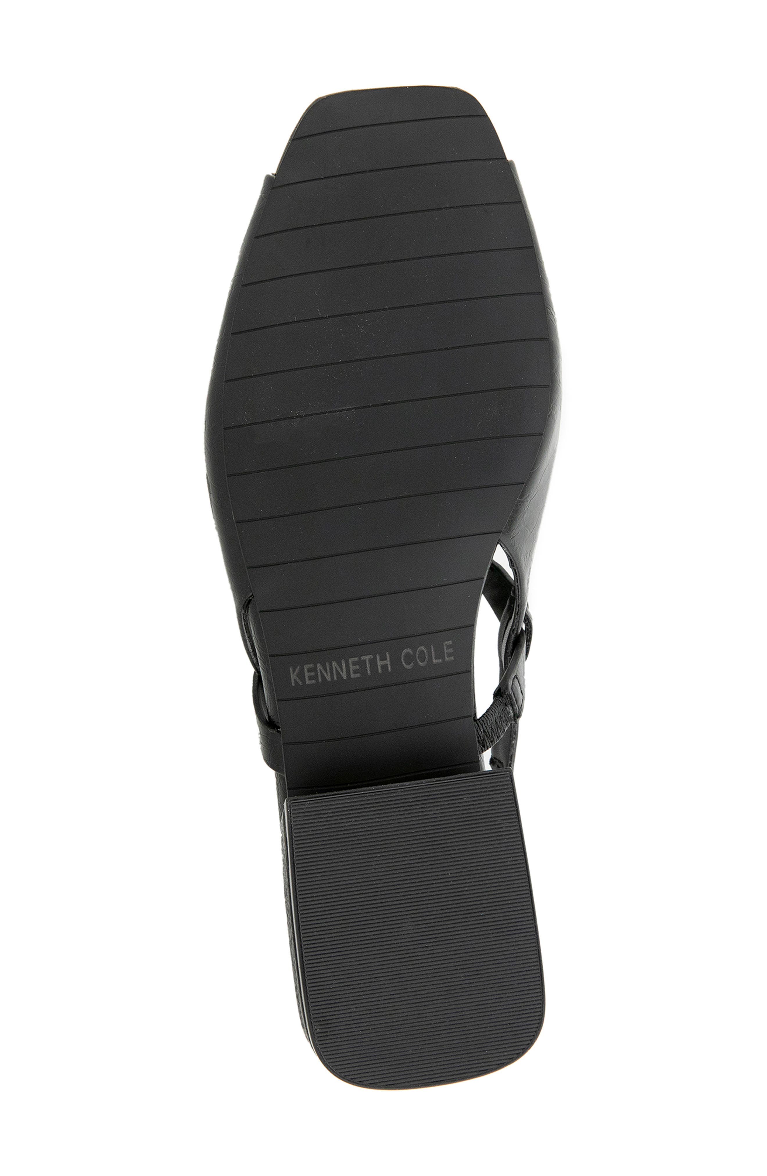 Kenneth Cole Illia Slingback Sandal, Alternate, color, Black Patent