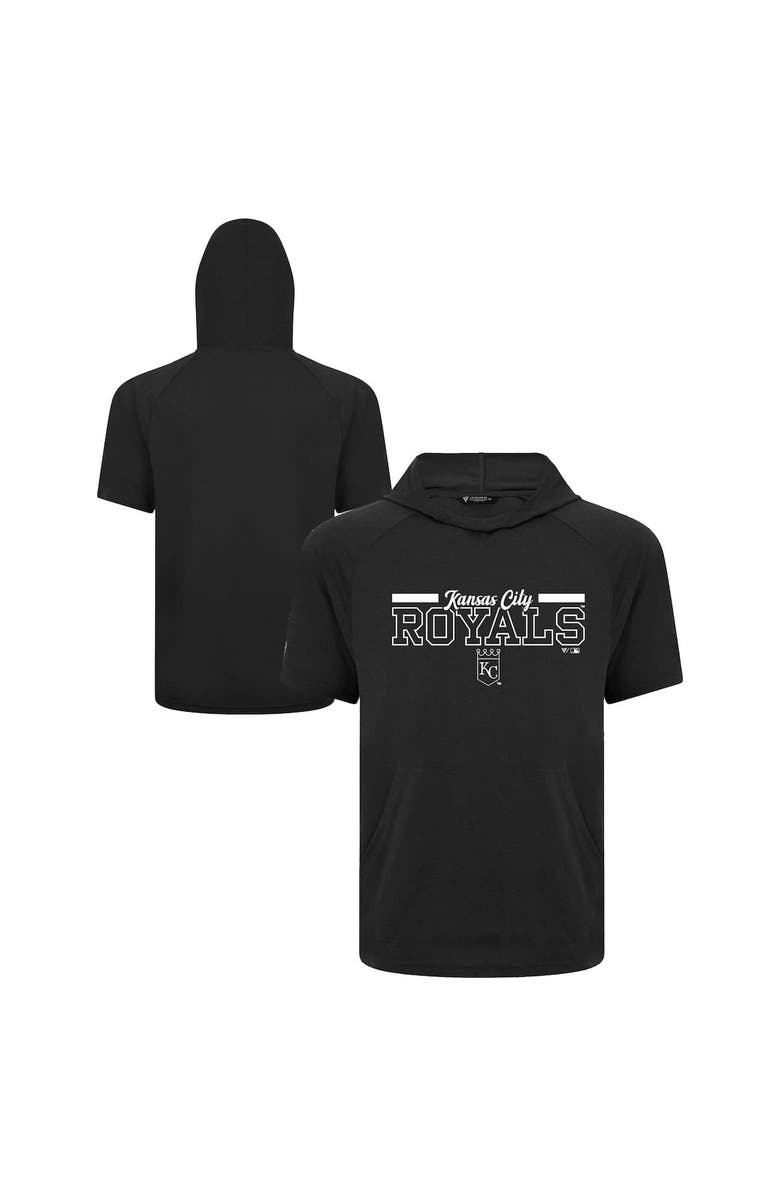 LEVELWEAR Men's Levelwear Black Kansas City Royals Phase Vanguard Hoodie T-Shirt, Main, color, Black