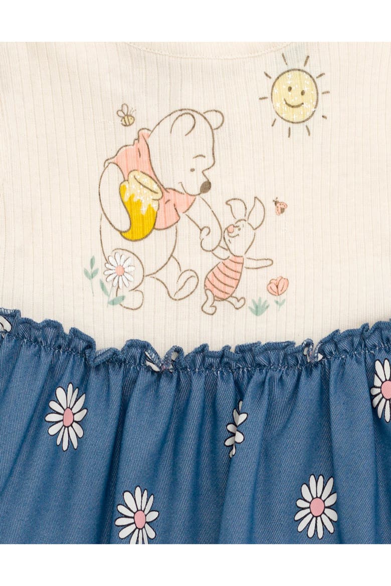 Winnie the Pooh 2-Piece Dress and Diaper Cover Set, Alternate, color, Pooh Piglet Blue