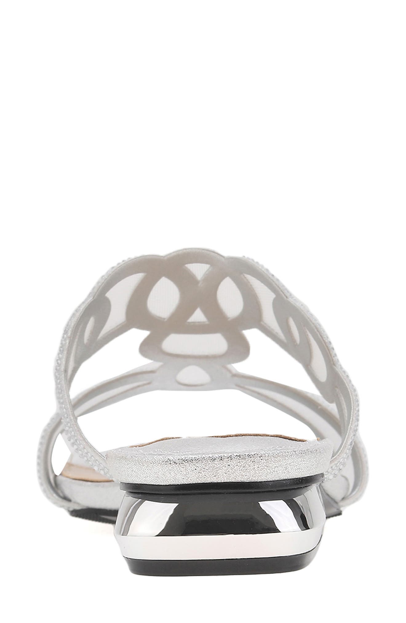 Fab Rhinestone Slide Flat, Alternate, color, SILVER