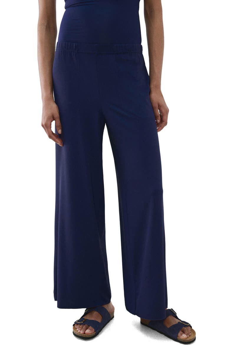 MANGO Flowy Straight Leg Pants, Main, color,