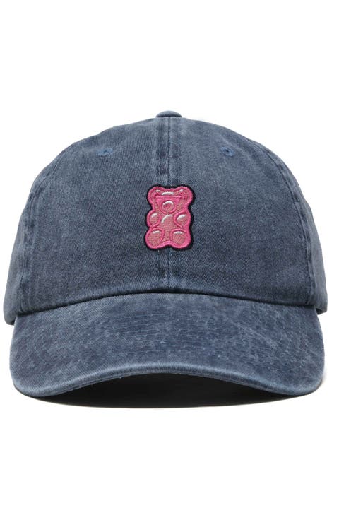 Pink Gummy Embroidered Casual Cap
