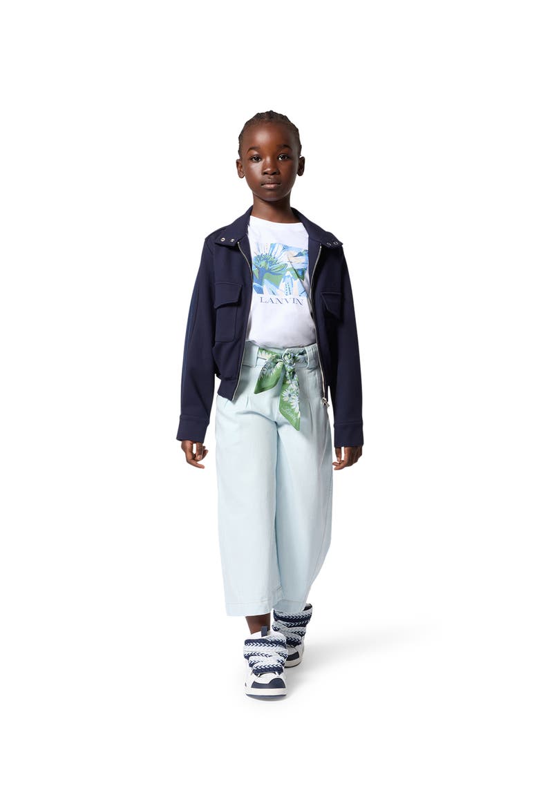 WIDE-LEG TROUSERS, Main, color, Blue