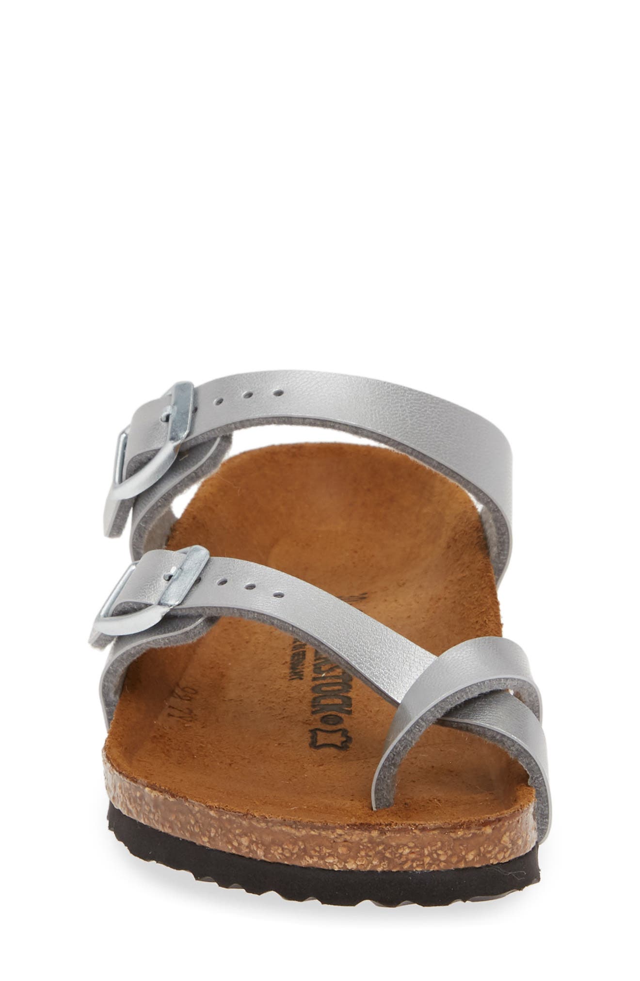 Kids' Mayari Birko-Flor Slide Sandal, Alternate, color, SILVER
