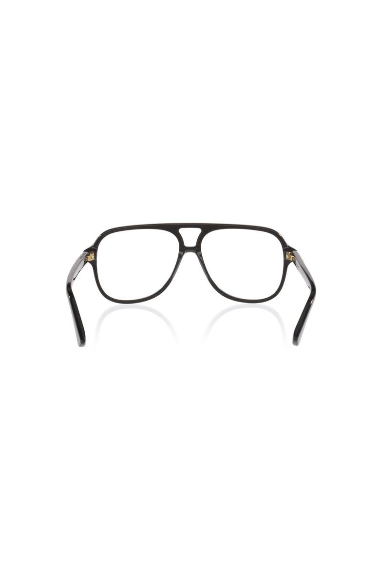 56mm Pilot optical glasses, Alternate, color, Black