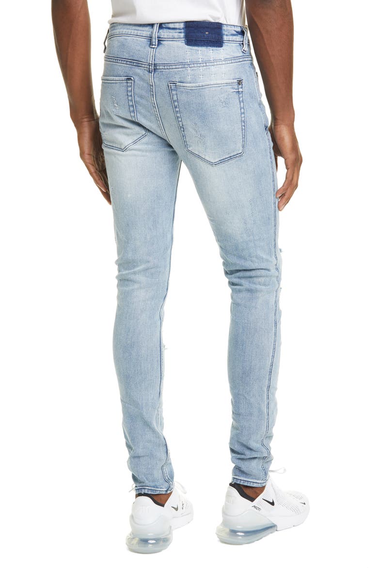 Van Winkle Krow Skinny Jeans, Alternate, color, DENIM