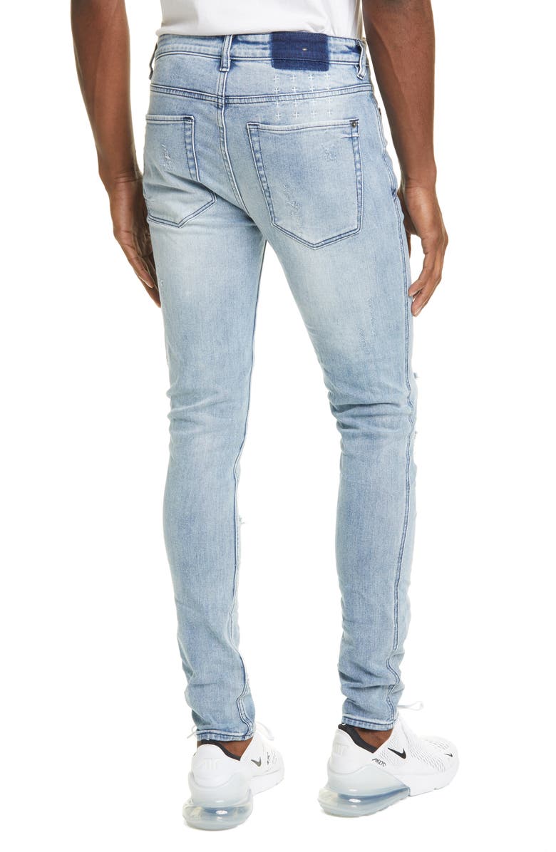 Ksubi Van Winkle Krow Skinny Jeans, Alternate, color, Denim