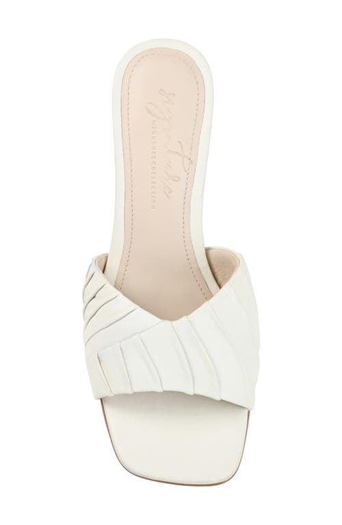 Journee Signature Juliette Sandal In Bone