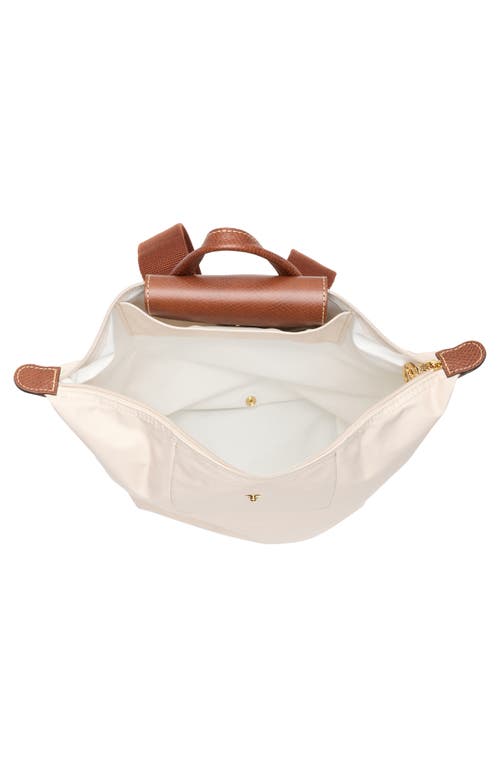 Longchamp Medium Le Pliage Backpack In White