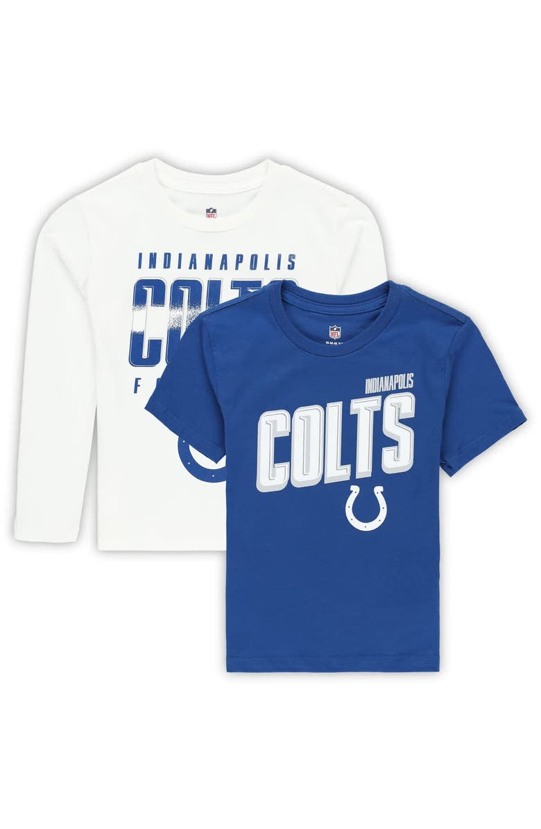 Outerstuff Preschool Outerstuff Indianapolis Colts The Mix Combo T-Shirt Set, Main, color, 