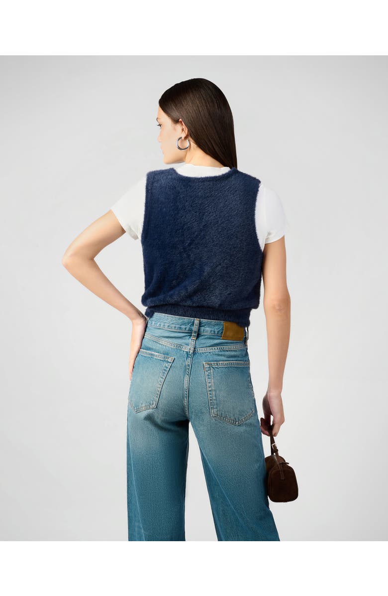 WeWoreWhat V-Neck Sweater Vest, Alternate, color, Dark Navy