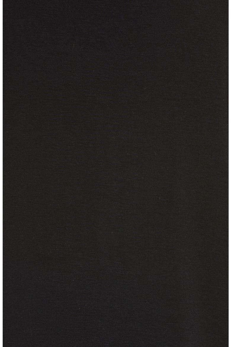Moonlight Dream Crop Pajamas, Alternate, color, BLACK