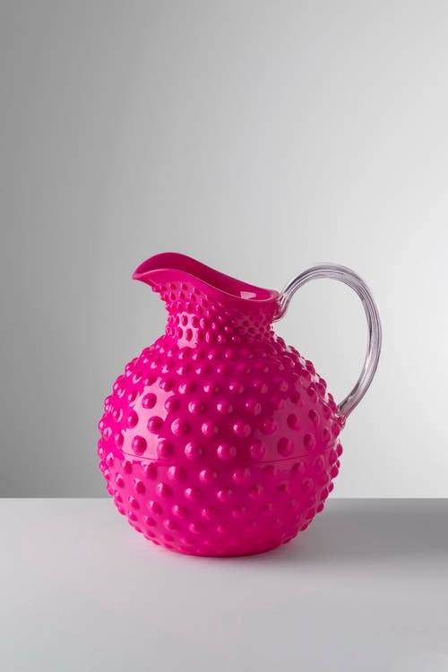 Mario Luca Giusti Sister Rosetta Acrylic Pitcher In Fuchsia