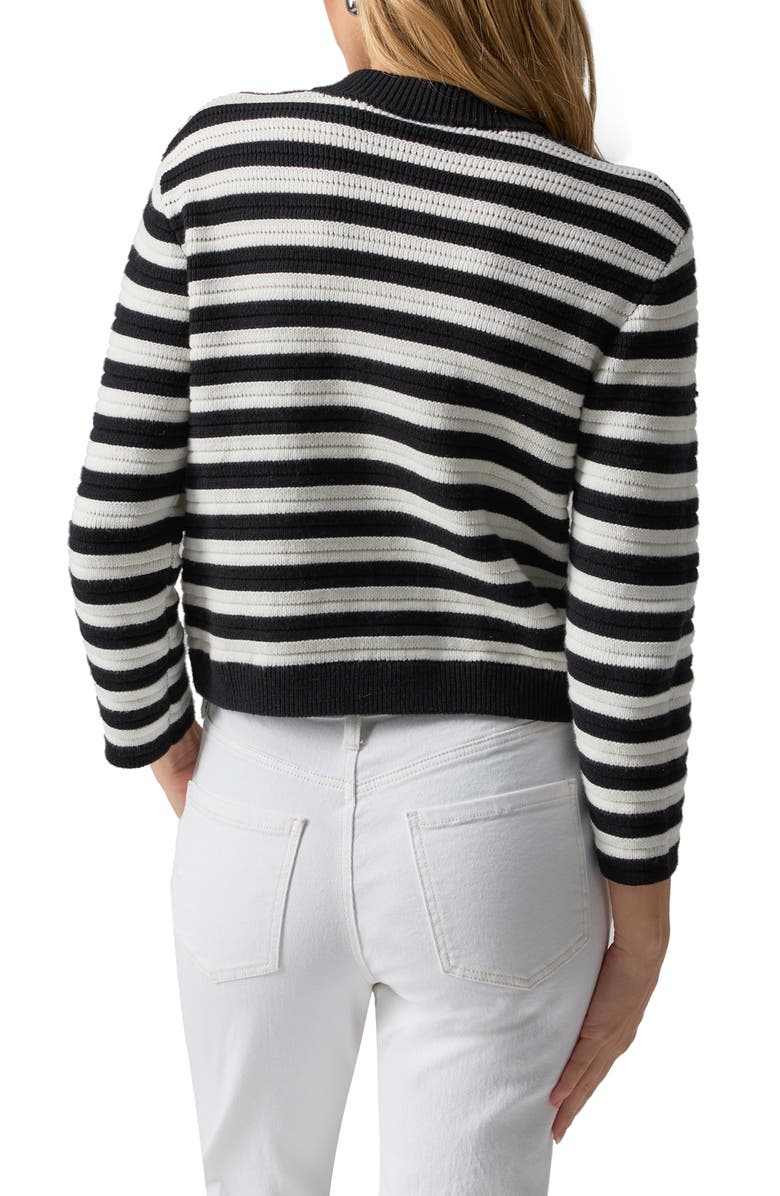 Sanctuary Stripe Cotton Blend Cardigan, Alternate, color,