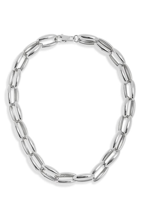 Luv Aj The Positano Chain Necklace In Silver