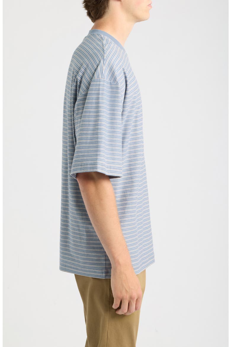 Dupree Oversize Stripe Cotton T-Shirt, Alternate, color, DUPREE STRIPE, SHADY BLUE
