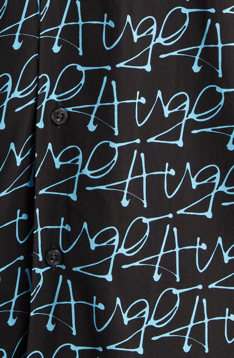 HUGO Ellino Camp Shirt, Alternate, color, 