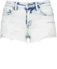 Bayeas Raw Hem Denim Shorts