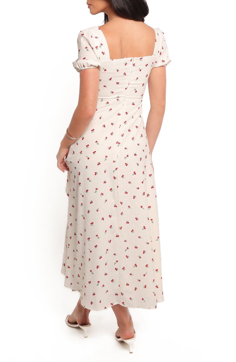 Petal & Pup JILL MIDI DRESS, Alternate, color, Cherry Print