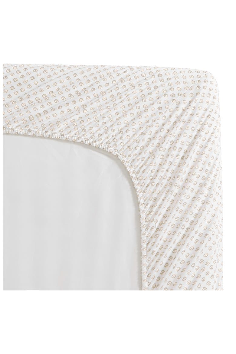 Millstone 200 Thread Count Cotton Percale Sheet Set, Alternate, color, LIGHT BEIGE