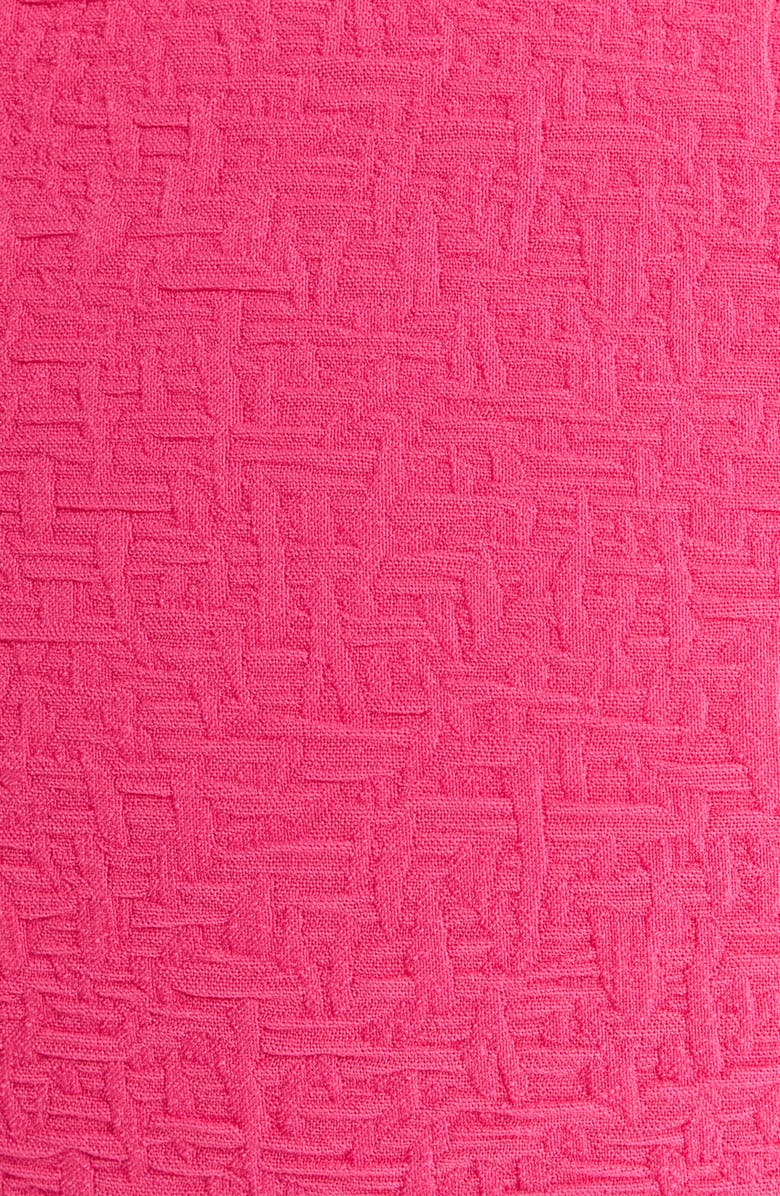 MANGO Textured One-Shoulder Bikini Top, Alternate, color, 