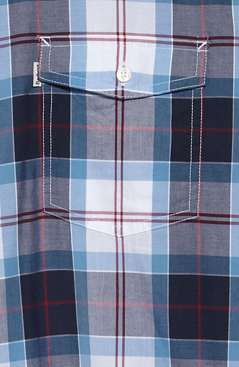 Barbour Cabin Tailored Fit Plaid Sport Shirt, Alternate, color, 