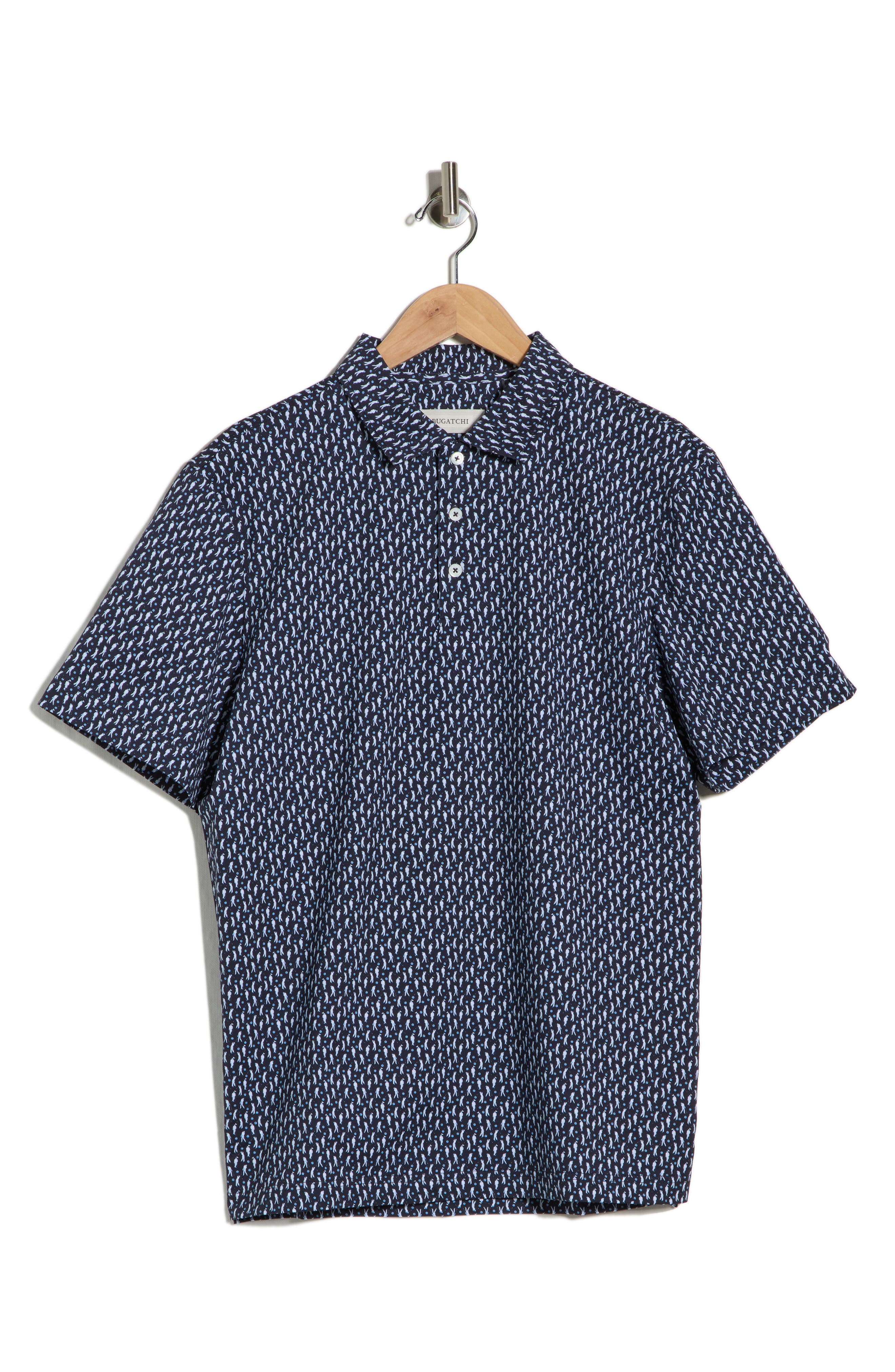 Bugatchi Short Sleeve OoohCotton® Polo