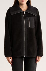 Michael Kors Zip Fleece Jacket