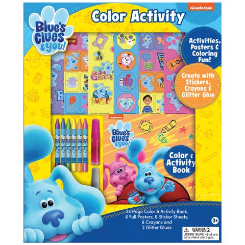 Color Activity Set, Blue's Clues Coloring & Activities Book, Kid 5+