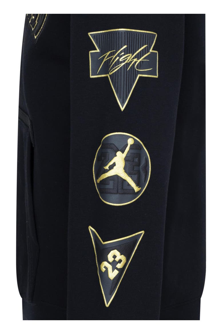 Kids' See Me Shine Hoodie, Alternate, color, BLACK