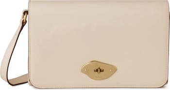 【関税込み】MULBERRY LANA' WALLET ON CHAIN Mulberry | Lana Wallet on Strap | Black High Gloss Leather
