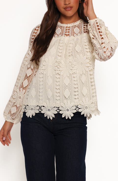 Kennedy Lace Overlay Top