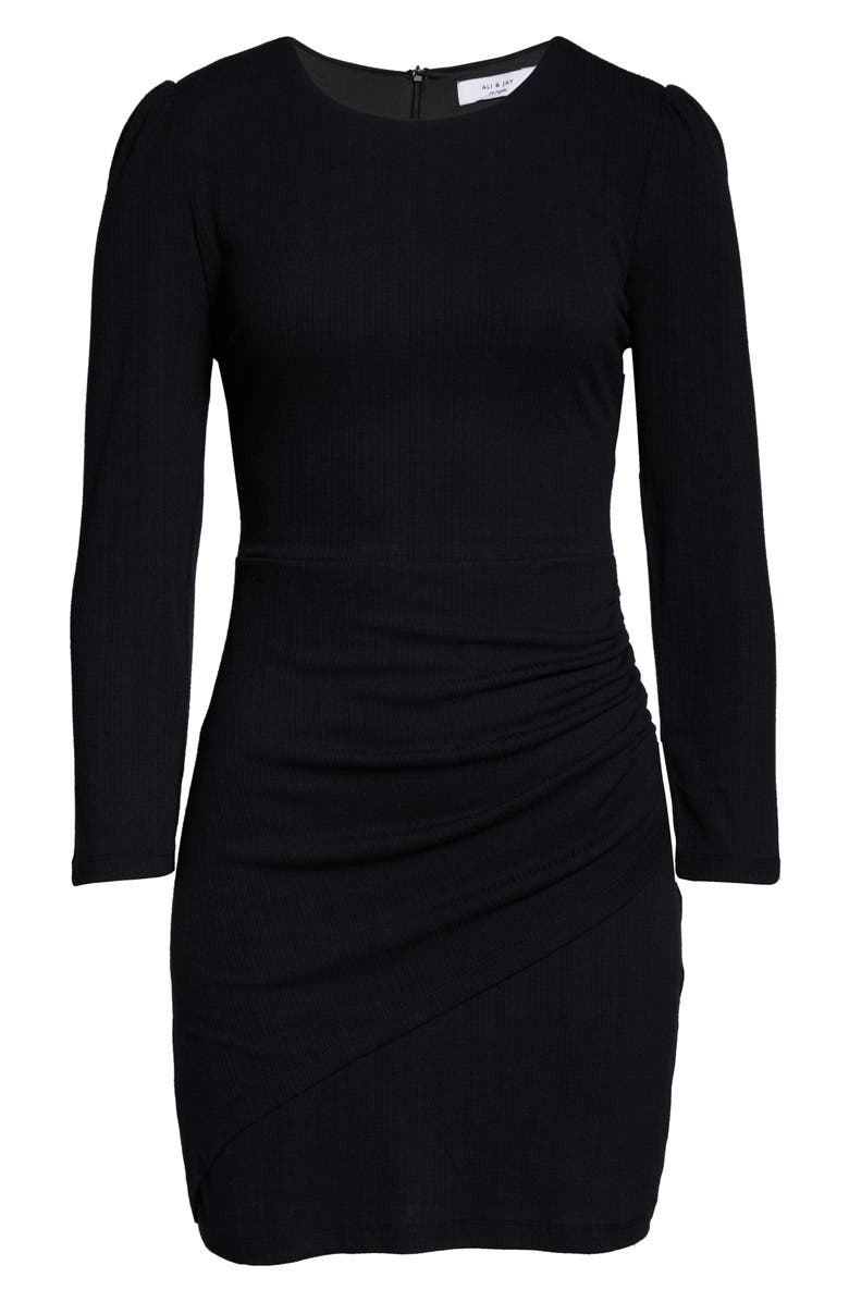 Ali & Jay Magic Time Long Sleeve Ribbed Minidress, Alternate, color, 