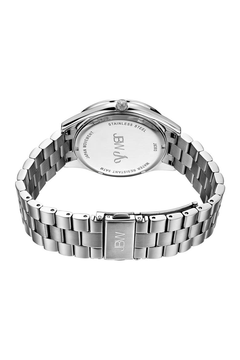 Mondrian Diamond Bracelet Watch & Bangle Set, 37mm, Alternate, color, SILVER