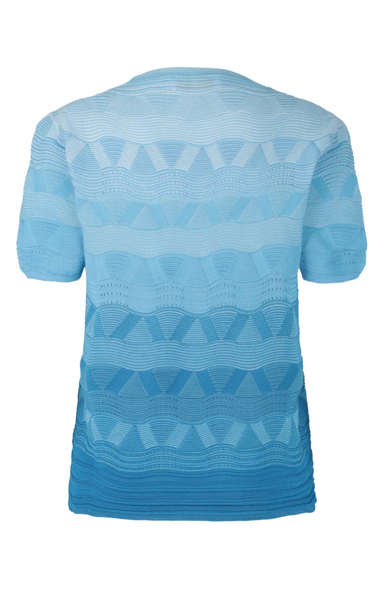 M Missoni Maglia Rib Top, Alternate, color, Degrade Blue Tones