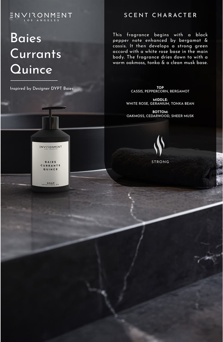 ENVIRONMENT Inspired by Designer Perfume Hand Soap, Alternate, color, Inspired By Diptyque Baies