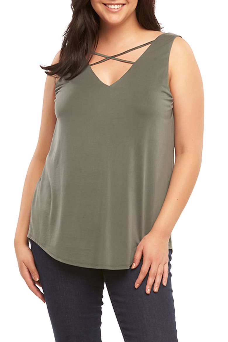 Celestia Stretch Tank, Main, color, URBAN CHIC
