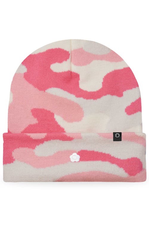 Dalix Lil Flower Beanie Cap In Pink